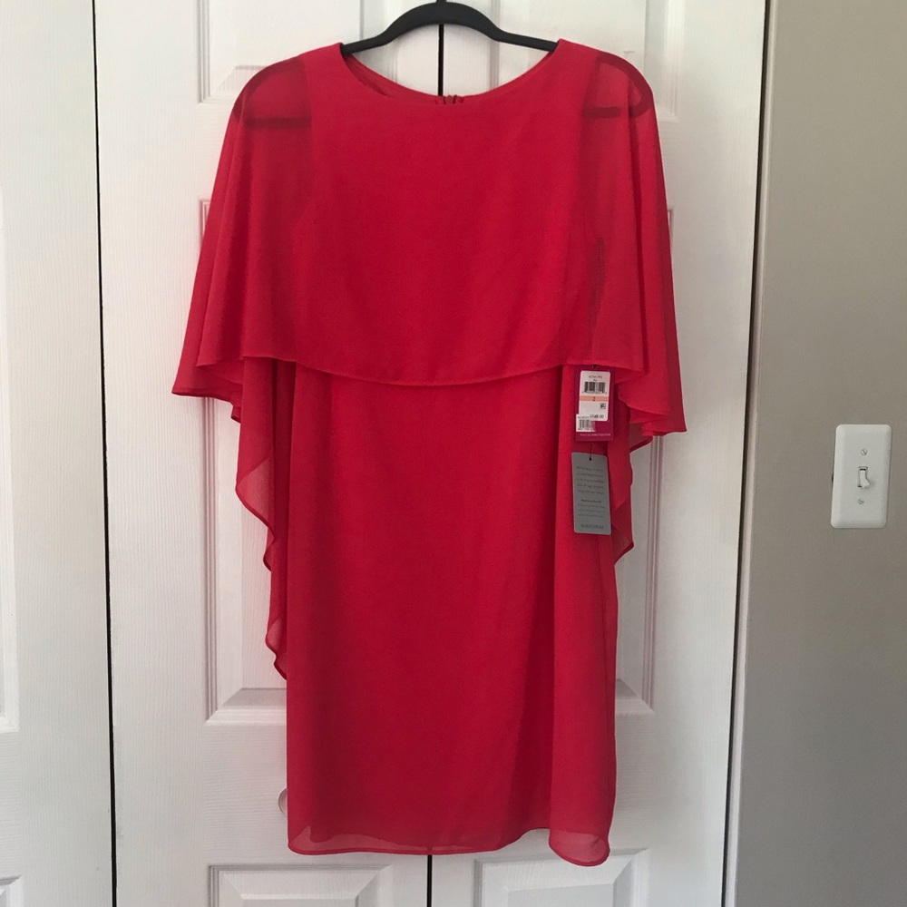 NWT Pink/cherry Vince Camuto cocktail dress - Picture 3 of 8